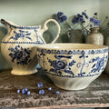 Imperfect. Johnson Brothers. INDIES. Vintage blue & white milk & sugar.  image 0