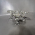 4 Tall Champagne Coupes.  image 0
