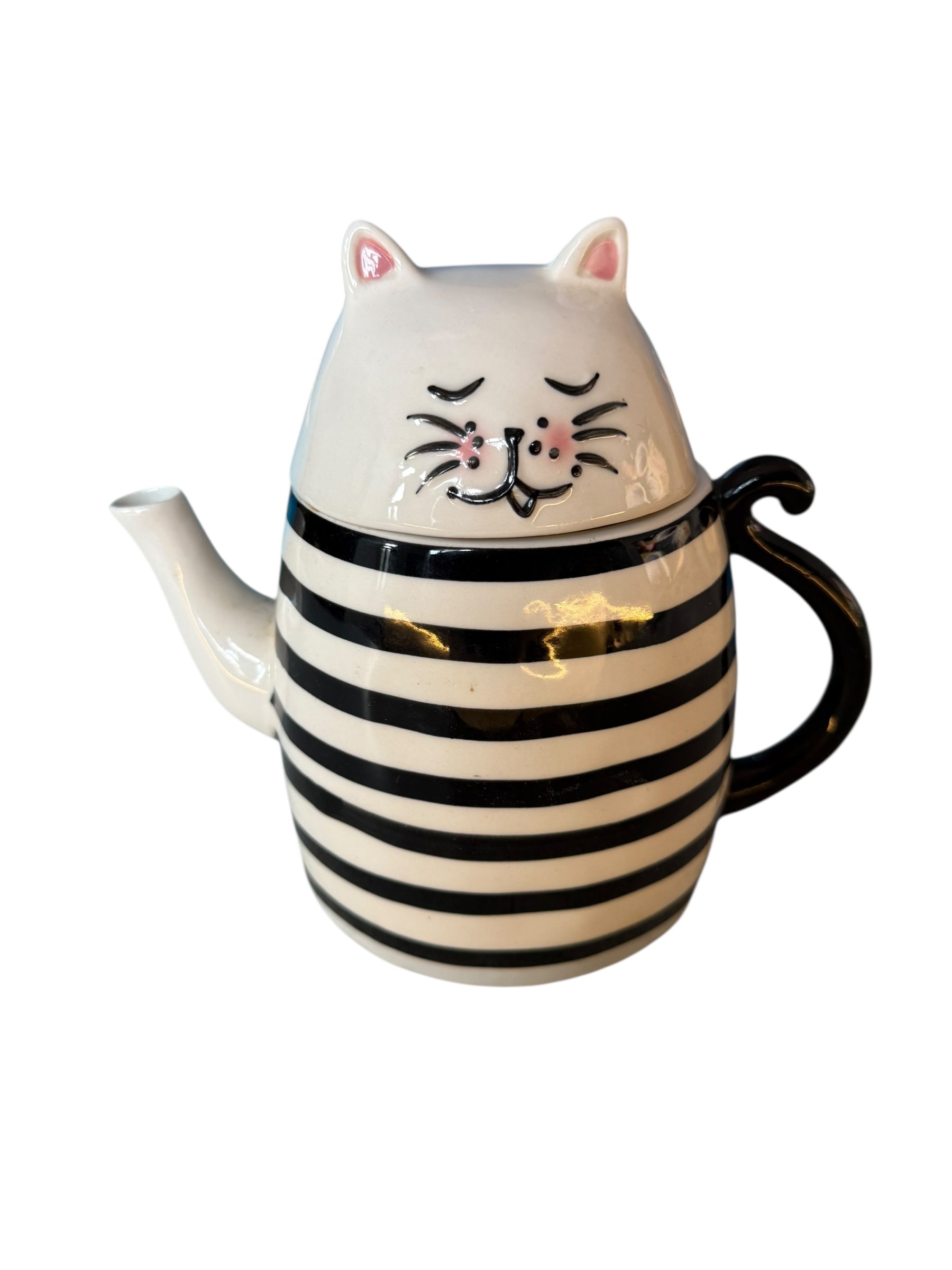 Large Cat Teapot.  image 5