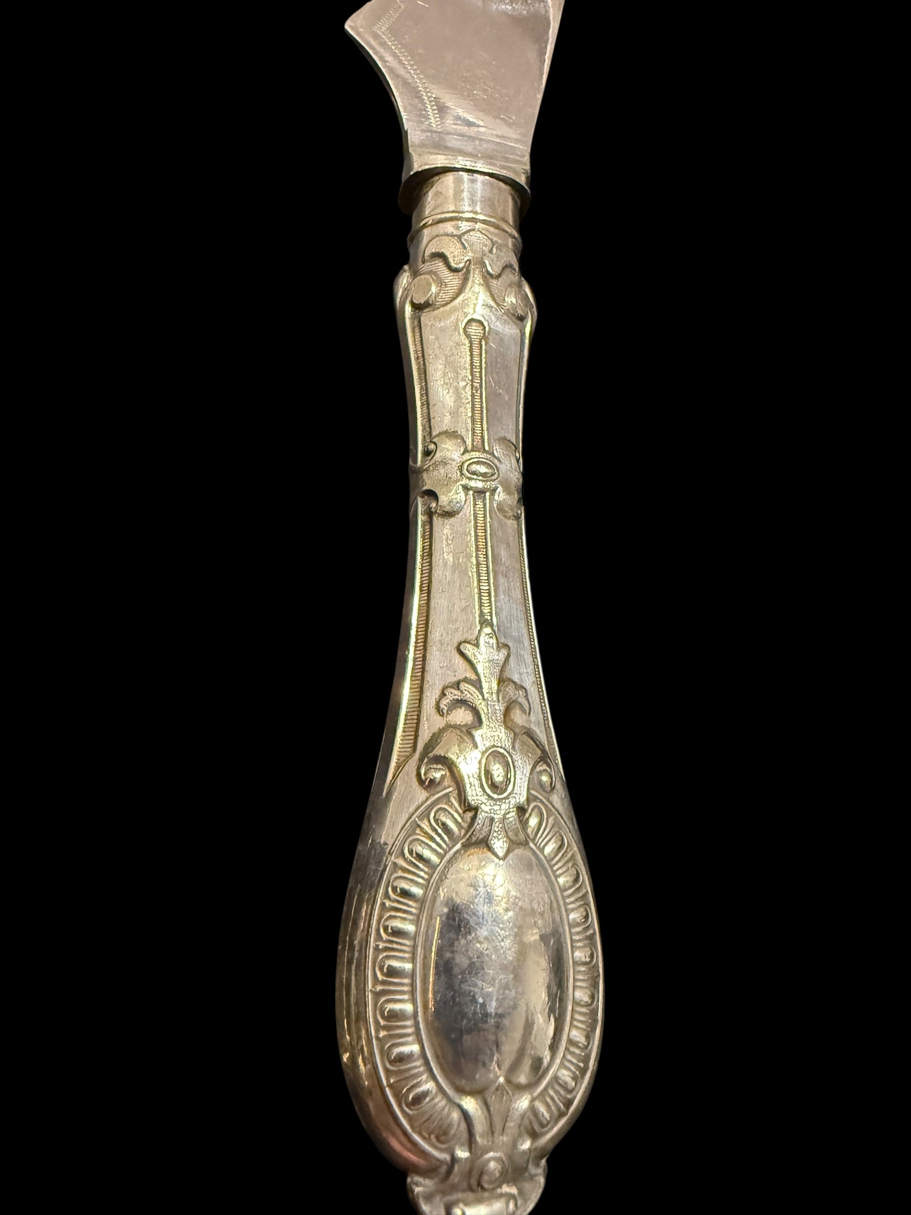 Vintage Cutlery. Engraved Fish Server.  image 6