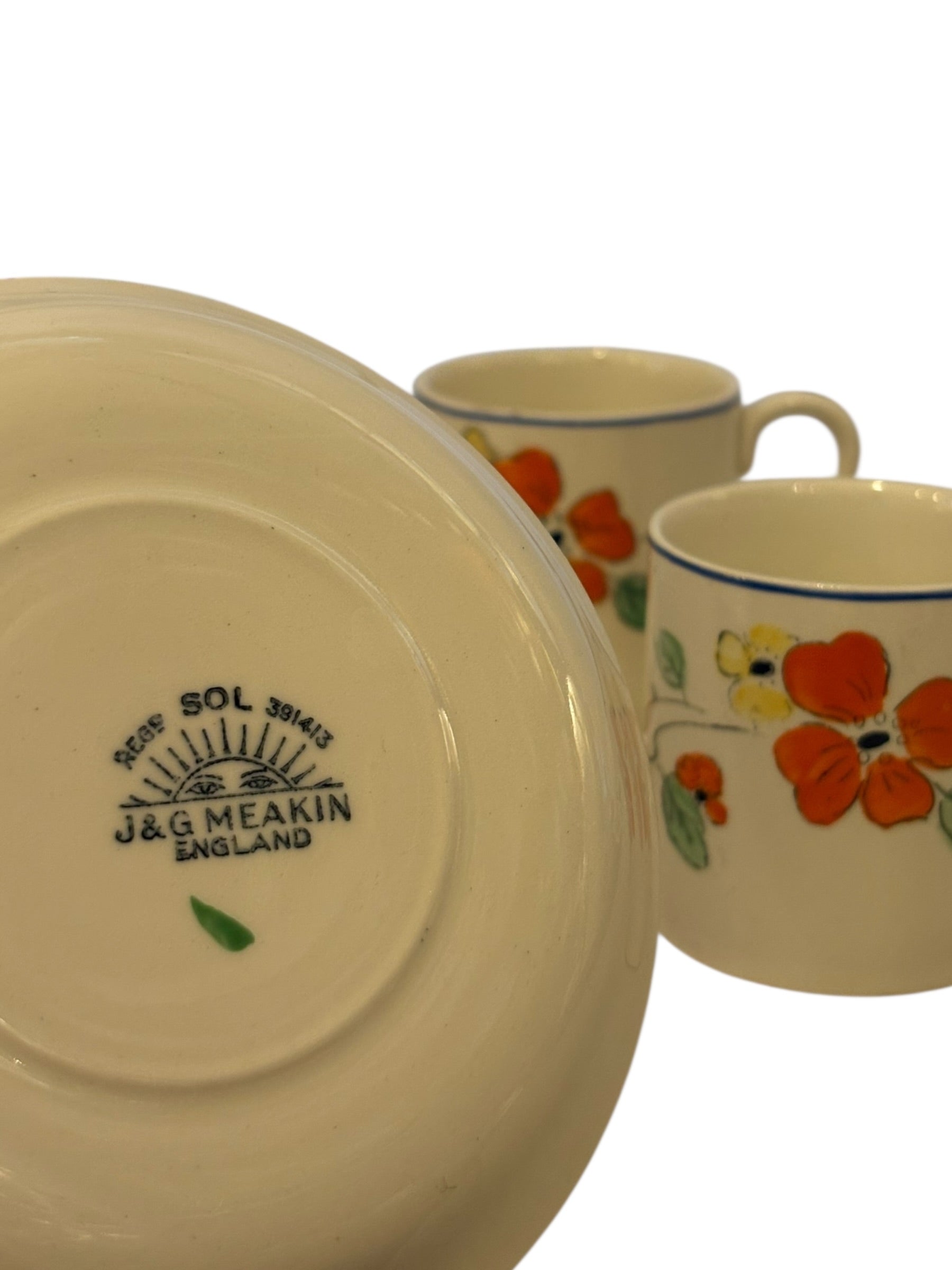 J&G Meakin Coffee Cups & Saucer set  image 1