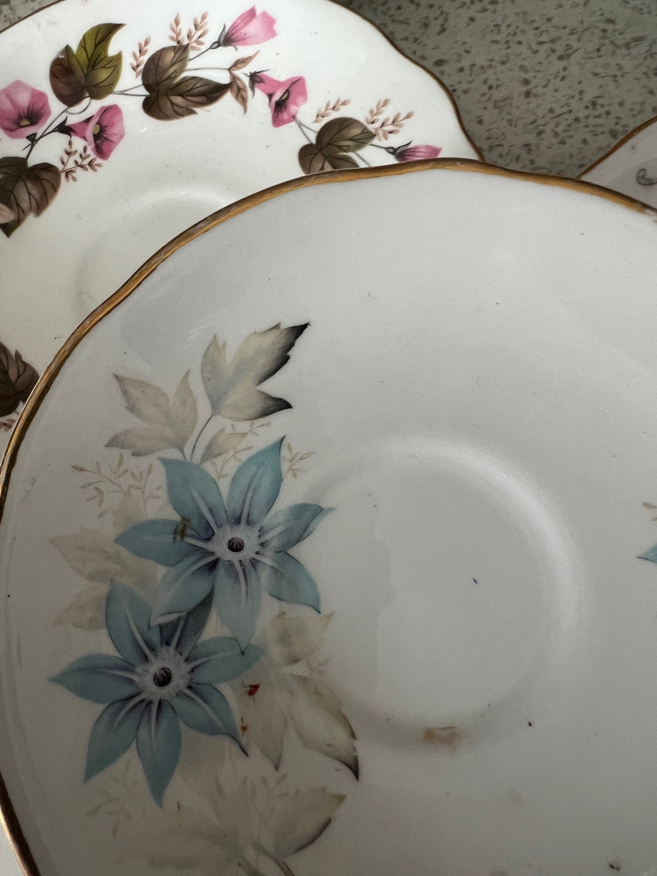 X 50 Vintage China Saucers.  image 11
