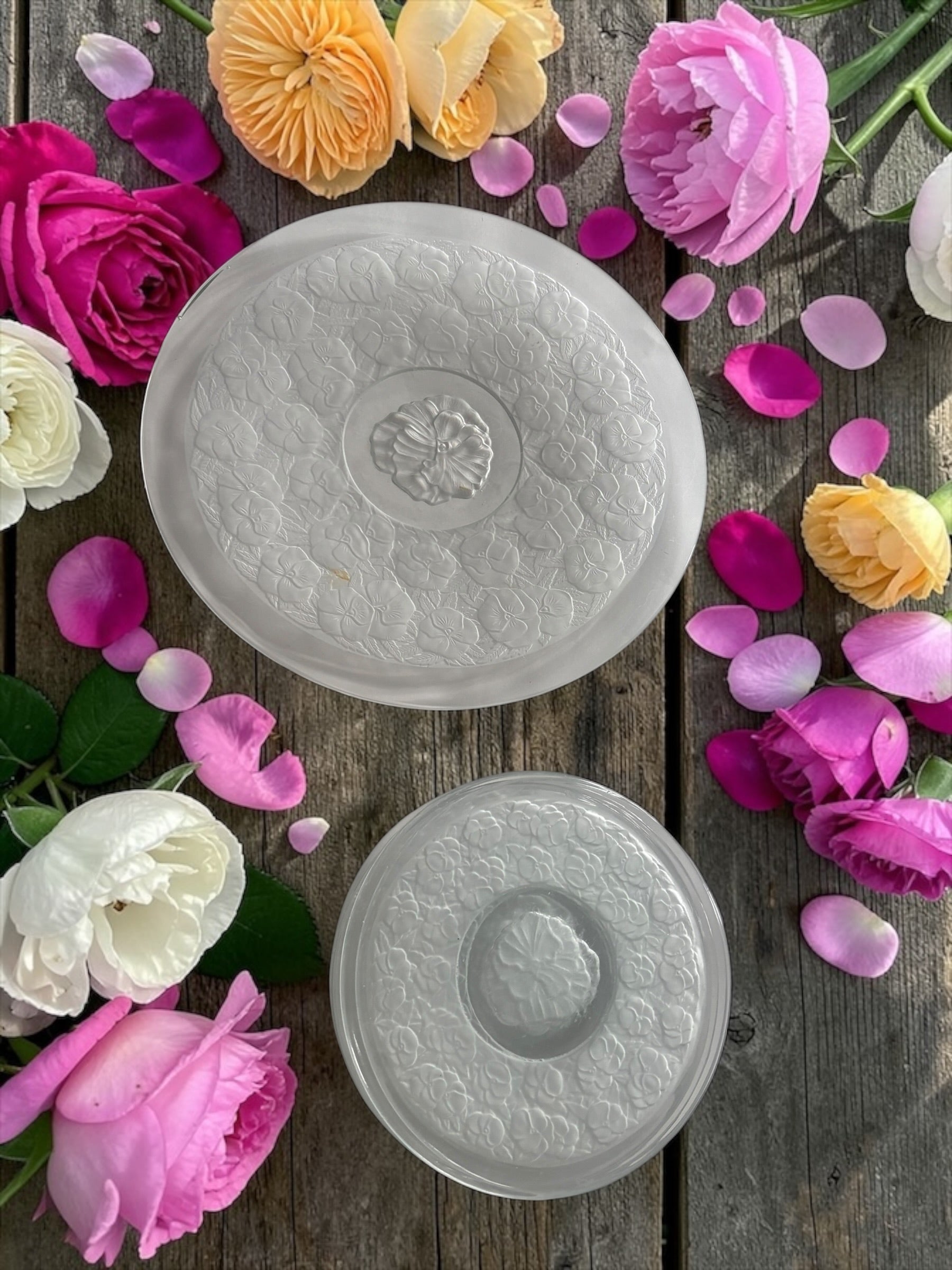 Lalique Inspired Dessert Serving Set image 3