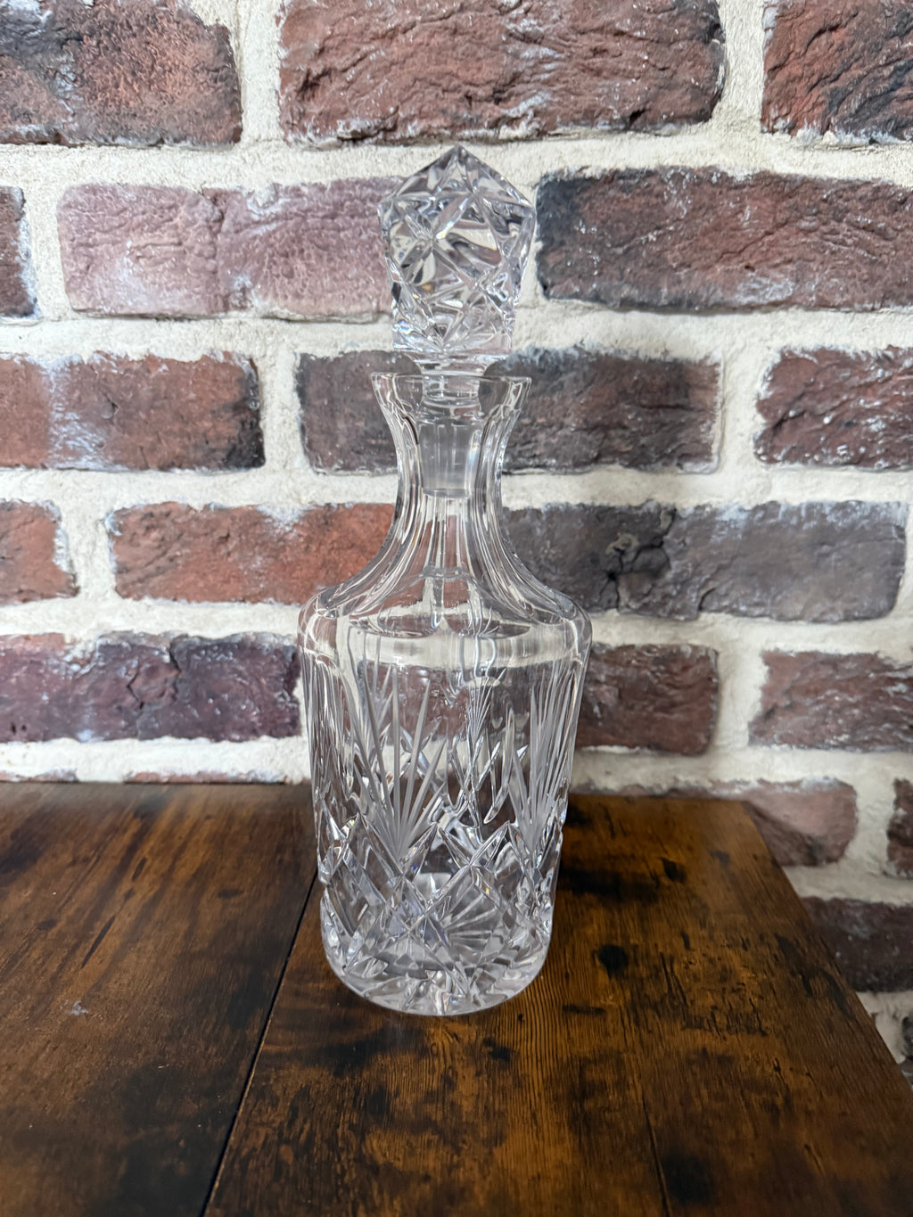 Vintage Crystal Glass Decanter  image 3