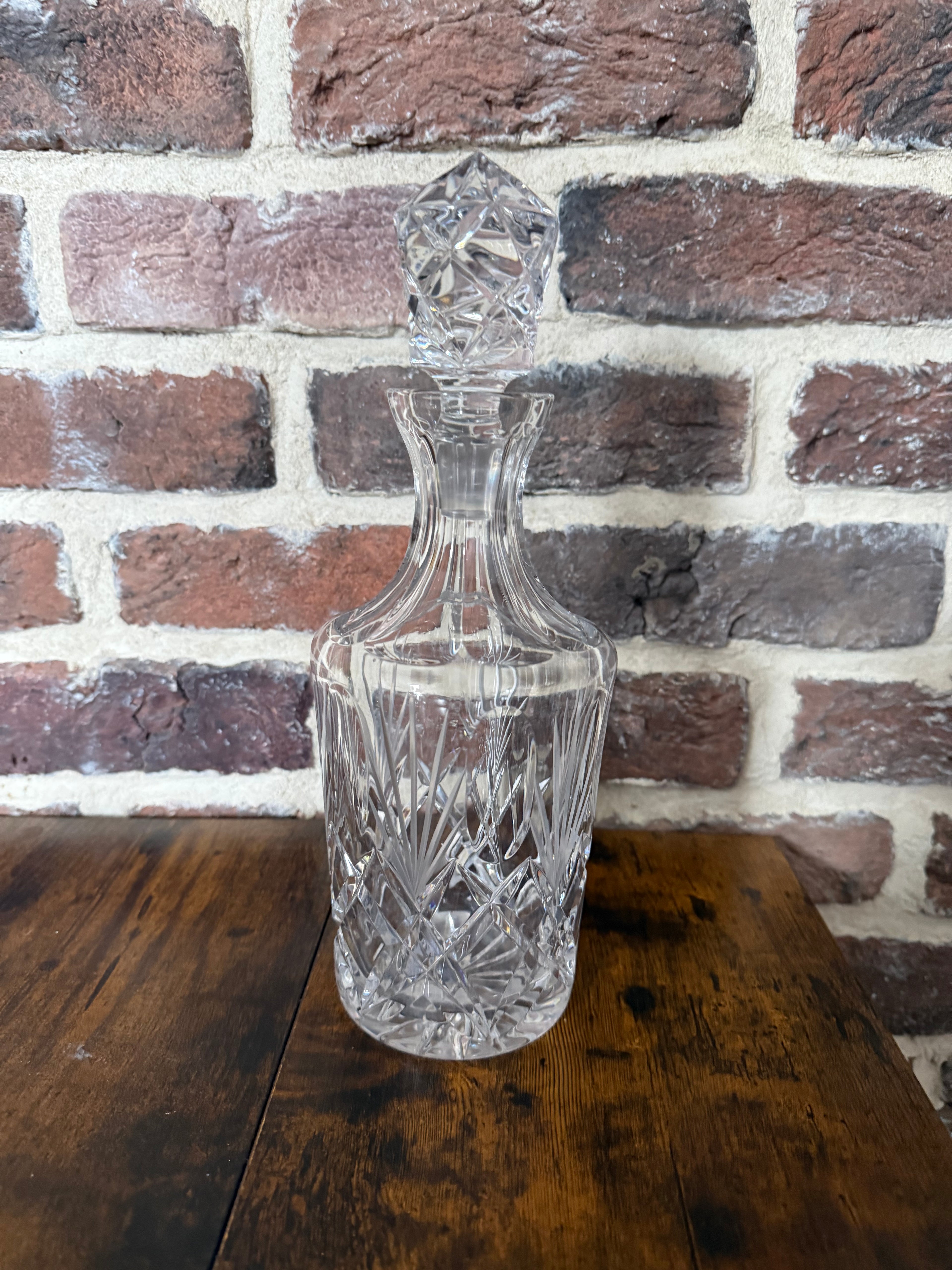 Vintage Crystal Glass Decanter  image 3