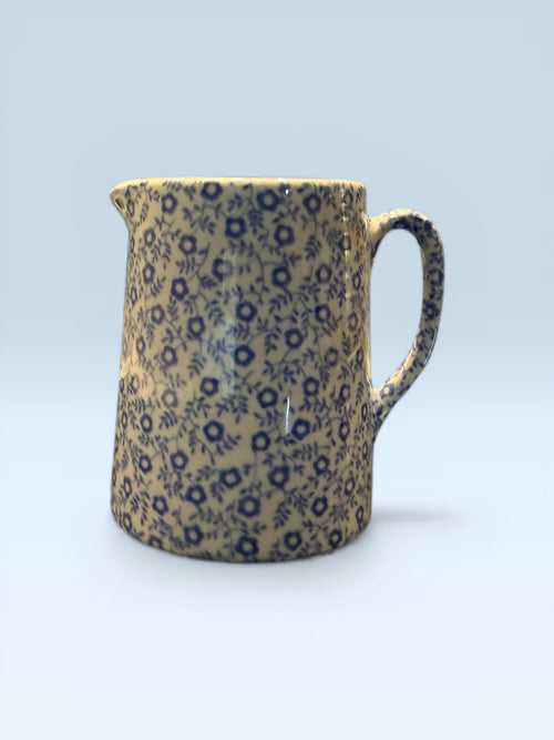 Burleigh ceramics. Felicity. Blue floral milk jug image 0