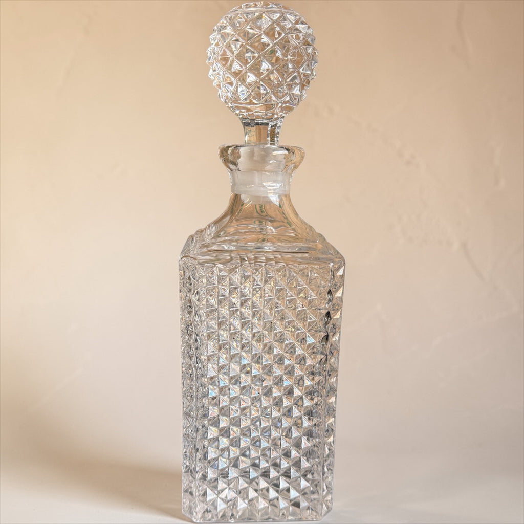 Vintage Crystal Glass Decanter  image 2