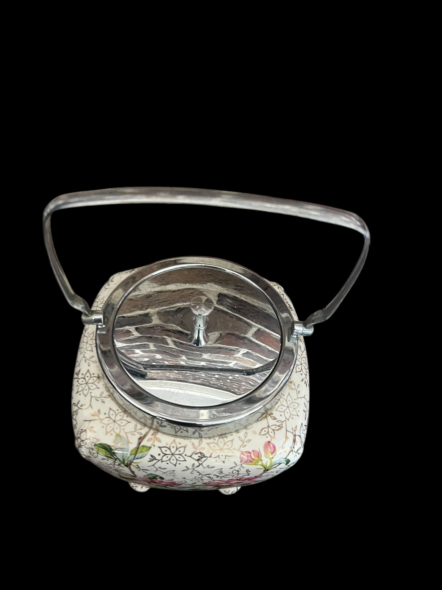 Antique Ceramic Biscuit Barrel image 3