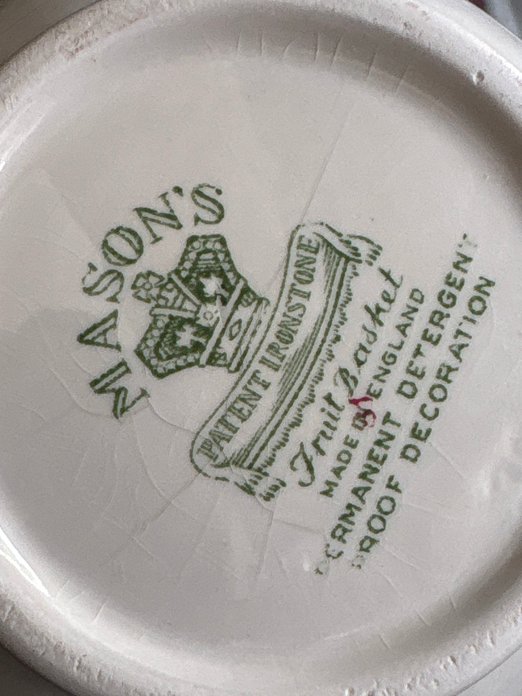 Masons Platter. ‘Fruit Basket’ Coffee Pot