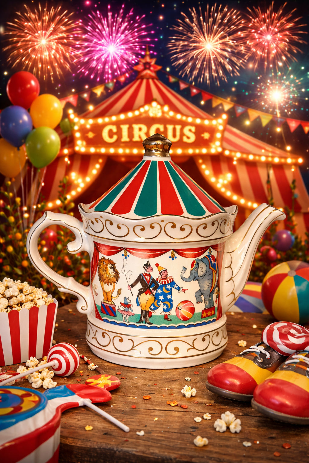 Sadler Circus Teapot  image 0