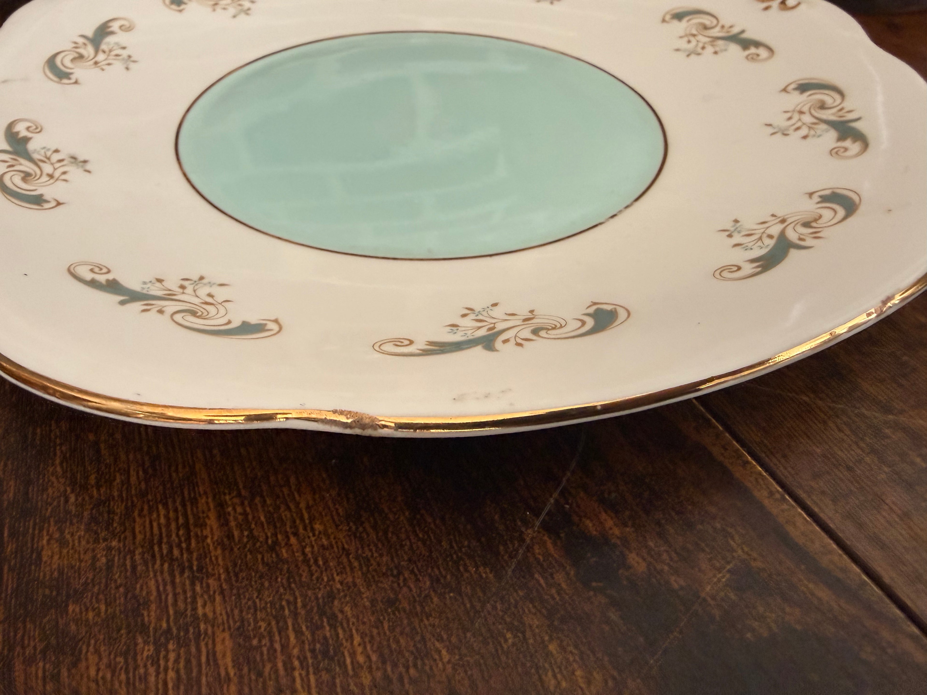 Vintage Cake Plate.  image 2