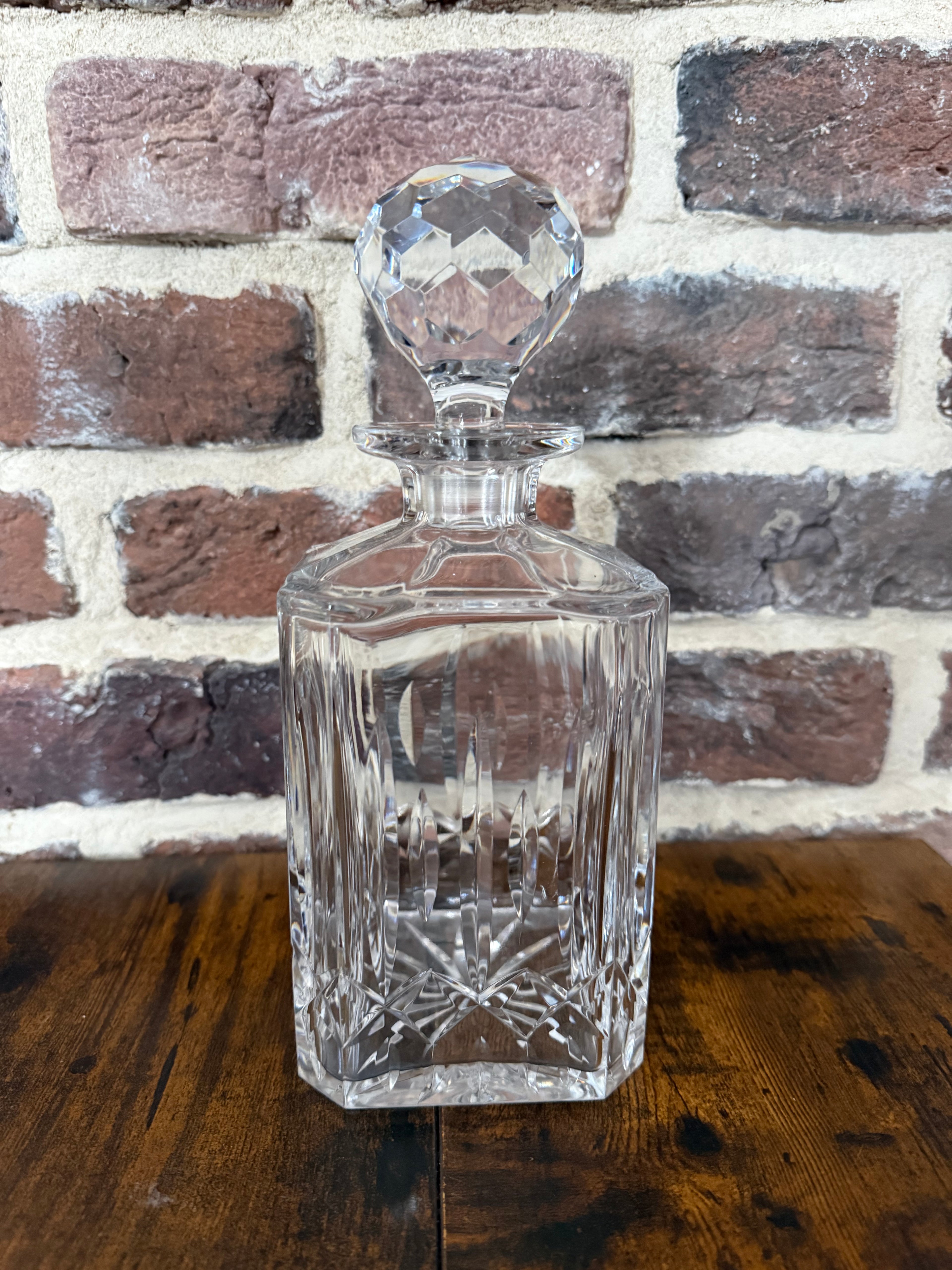 Vintage Crystal Glass Decanter  image 5