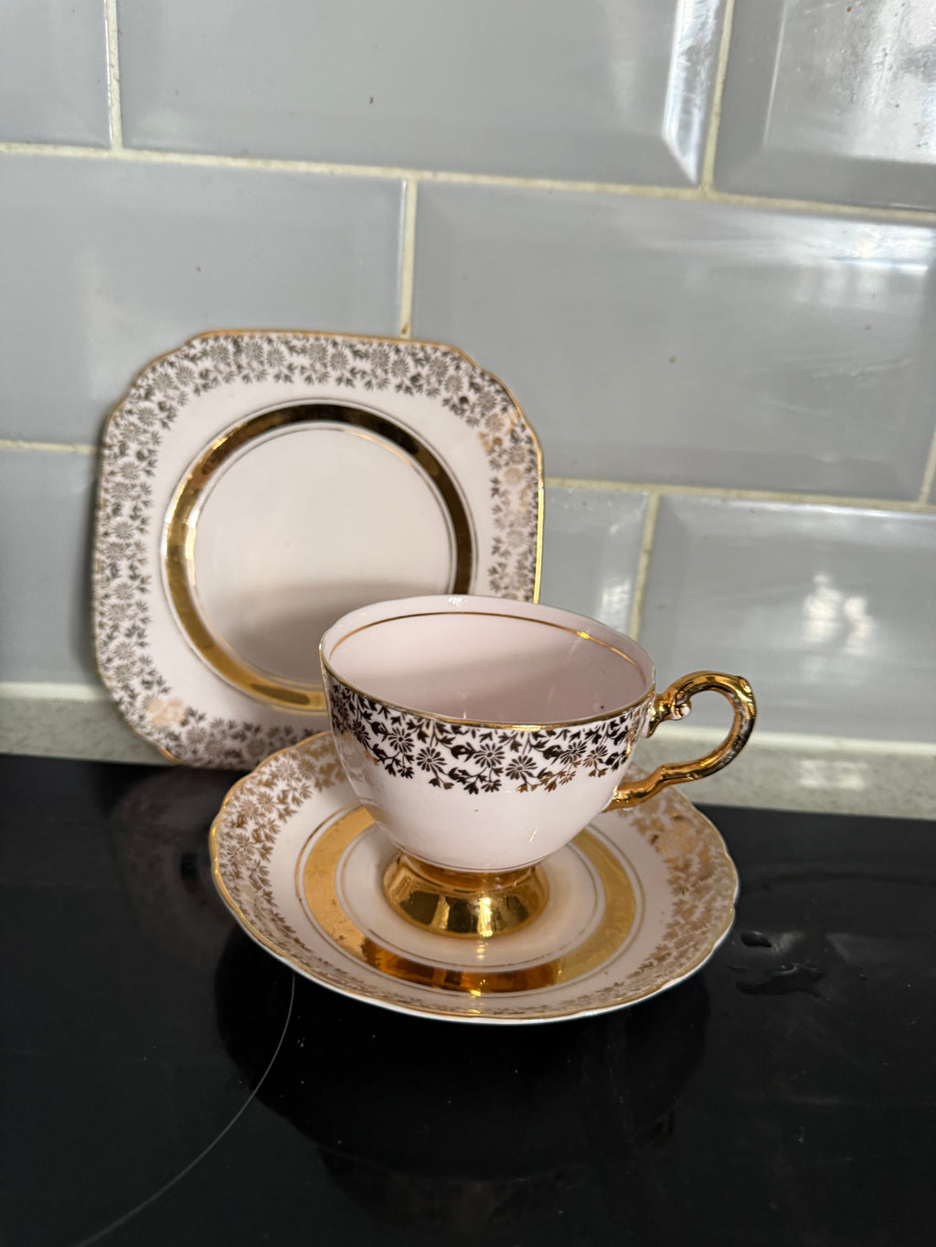 Vintage Trio. Baby Pink & Gold image 4