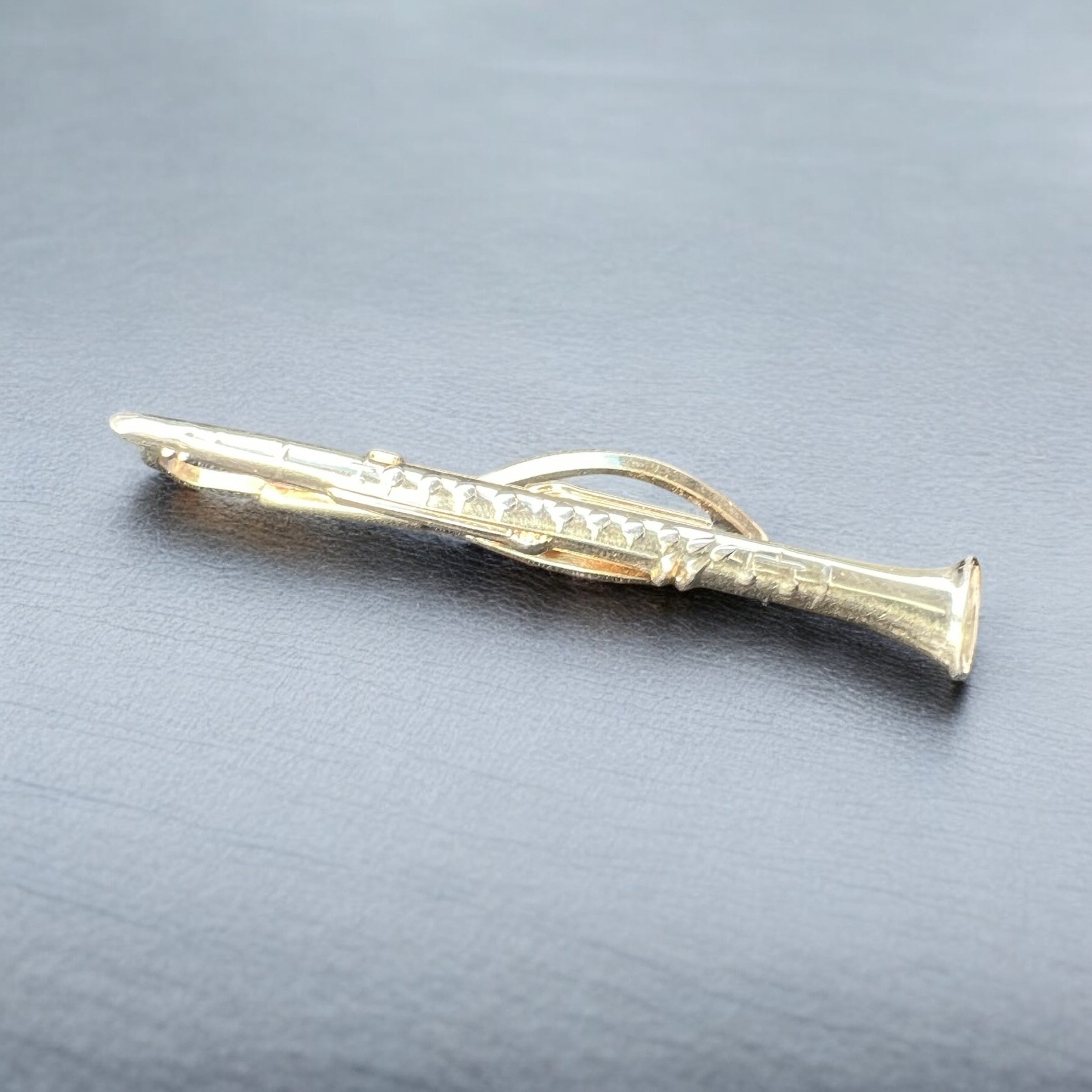 Vintage Tie Pin Clip - Clarinet image 0