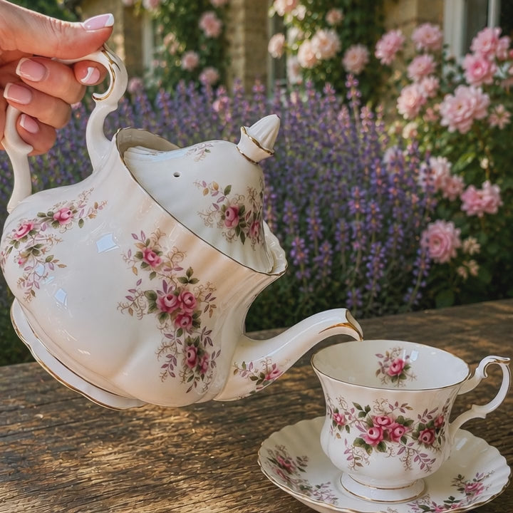 Royal Albert “Lavender Rose” Small Teapot