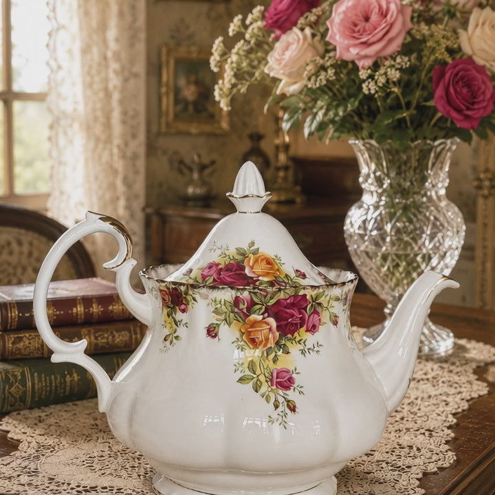 Royal Albert Old Country Roses Large Teapot 2nd Quality
