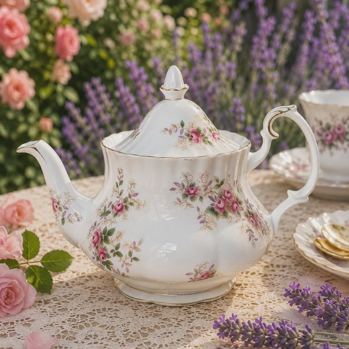 Royal Albert “Lavender Rose” Small Teapot